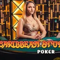 Try Caribbean Stud Poker slot by Evolution on spinko24casino.net – logo image