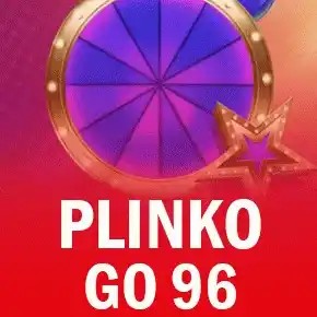 Plinko Go 96 online game logo by OneXTwo Gaming on spinko24casino.net