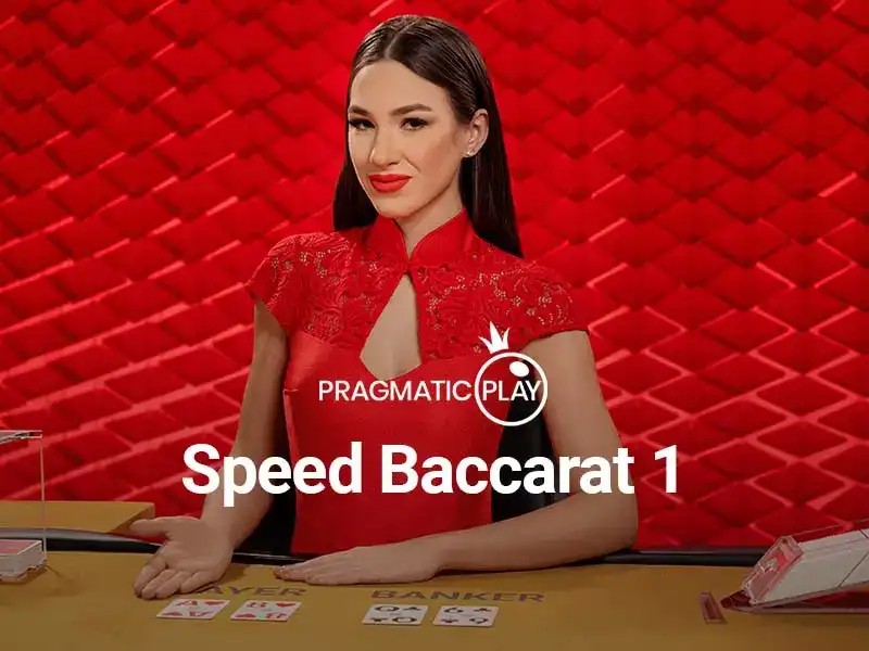 Official Live Dealer logo: Speed Baccarat by Atmosfera at Spinko24