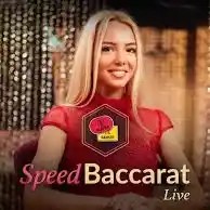 Speed Baccarat A slot logo by Evolution at Spinko24